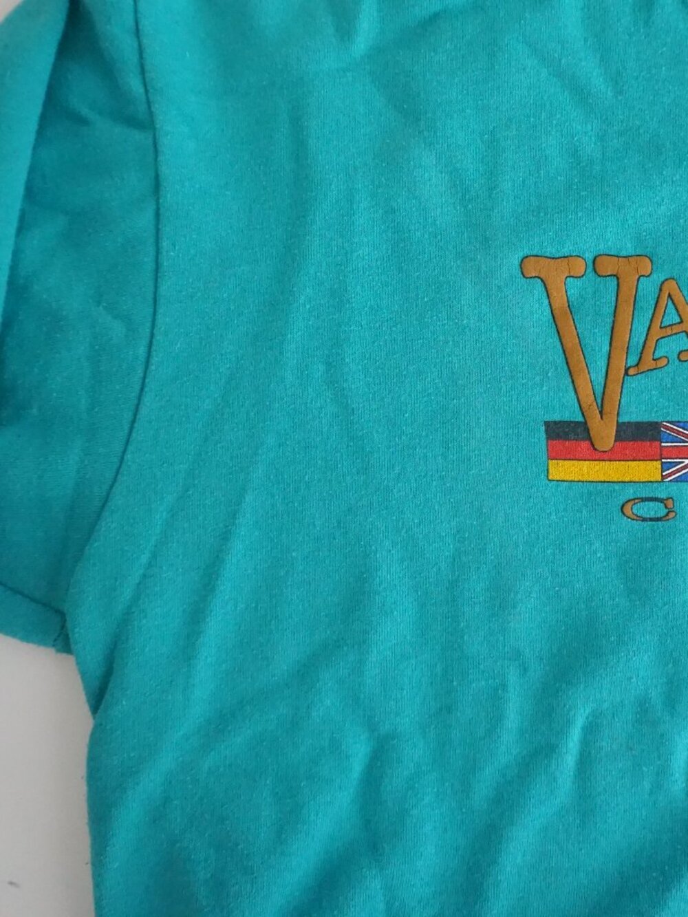 Hamilton Sportsprints Teal Vancouver Canada Flag Tourist Travel Sweatshirt Large - Picture 13 of 16